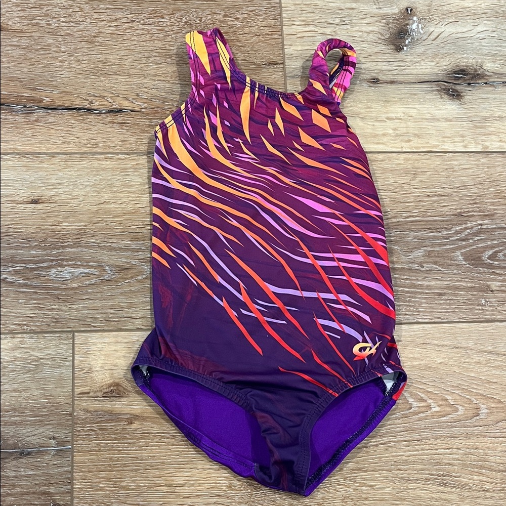 GK Girls Leotard in Purple and Pink